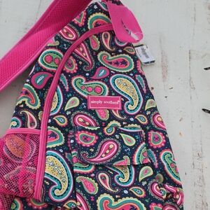 Simply Southern Vibrant Paisley Sling Bag